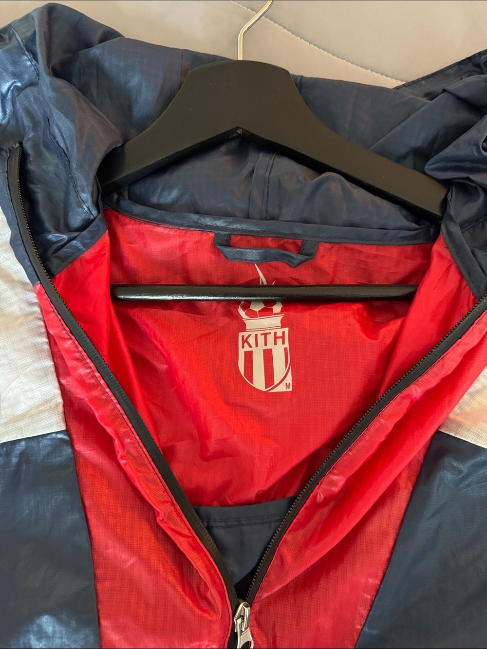 Kith “KFE” Red, White, and Blue Windbreaker - Picture 4 of 6
